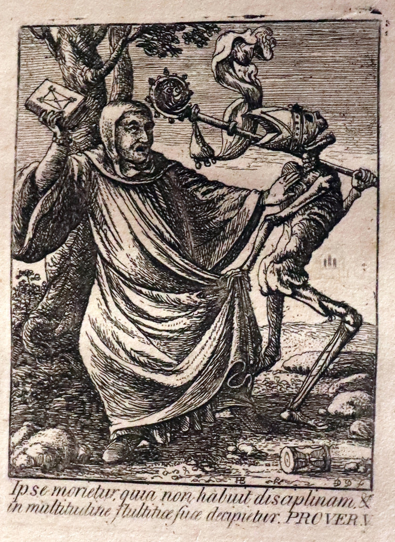 1803 Rare Book -The DANCES of DEATH - Danse Macabre by Hans Holbein, illustrated.