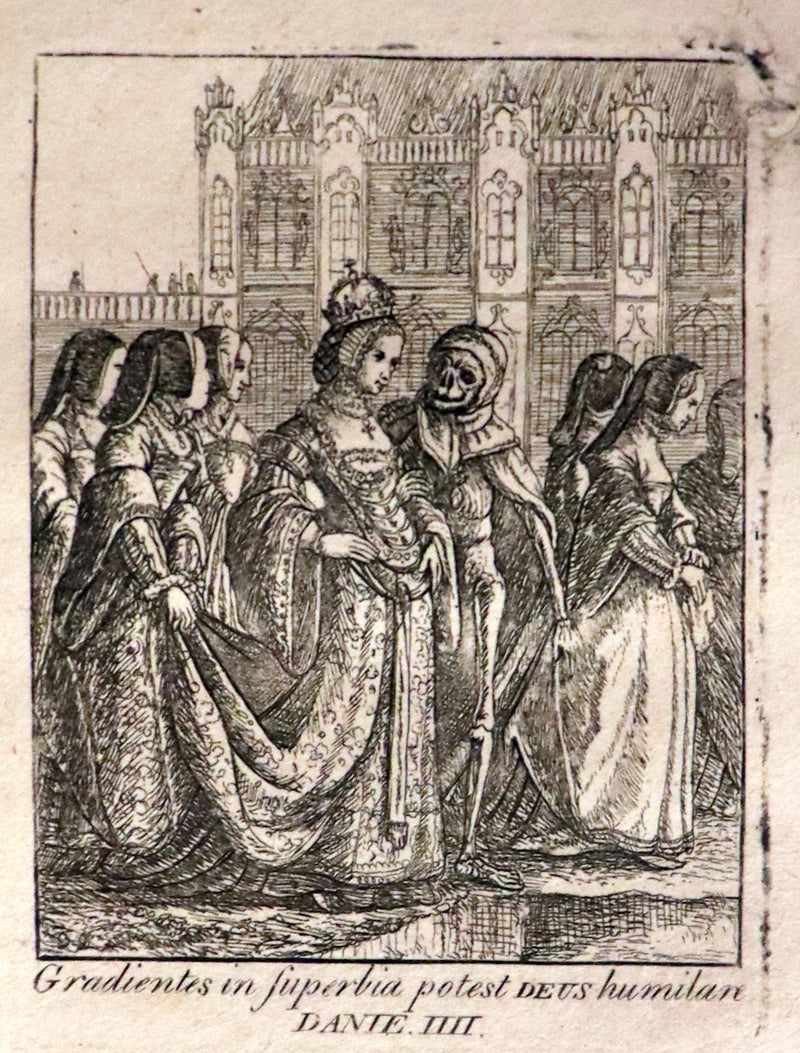 1803 Rare Book -The DANCES of DEATH - Danse Macabre by Hans Holbein, illustrated.