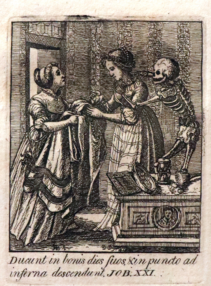 1803 Rare Book -The DANCES of DEATH - Danse Macabre by Hans Holbein, illustrated.