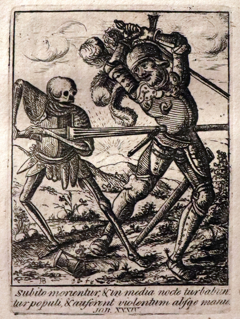 1803 Rare Book -The DANCES of DEATH - Danse Macabre by Hans Holbein, illustrated.