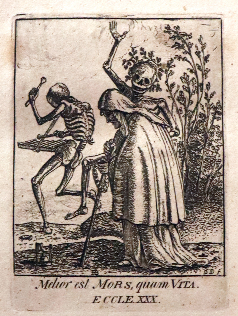 1803 Rare Book -The DANCES of DEATH - Danse Macabre by Hans Holbein, illustrated.