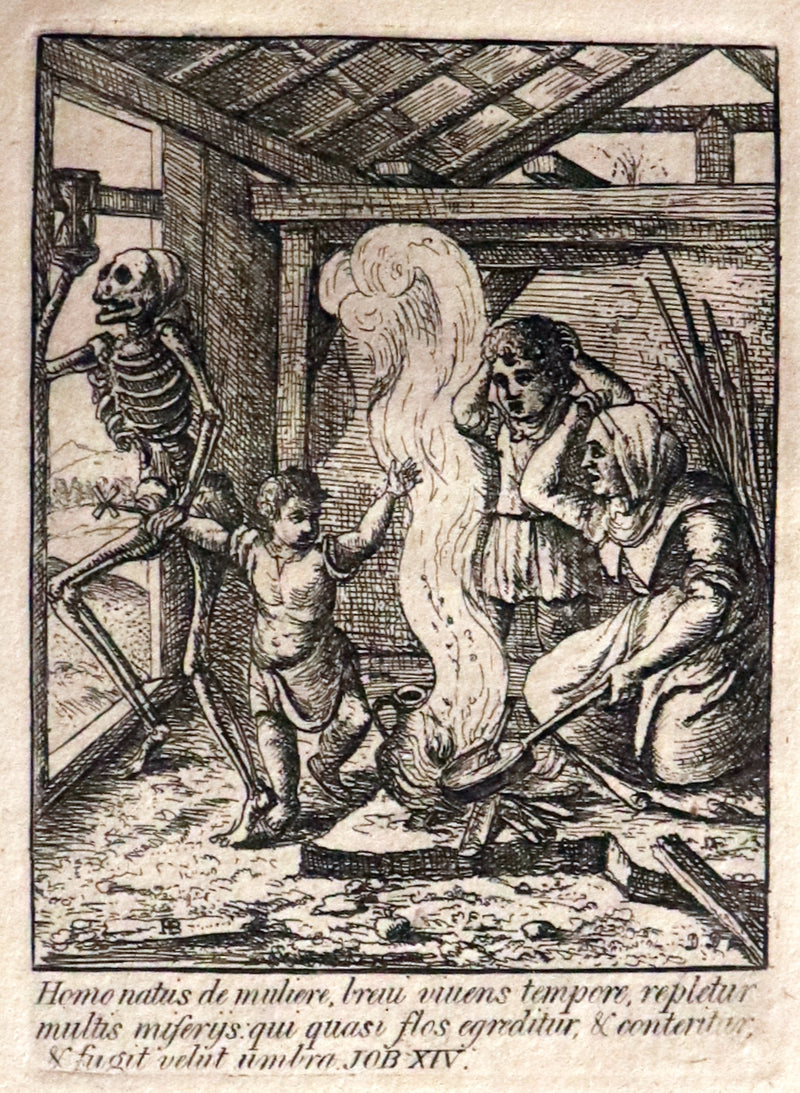 1803 Rare Book -The DANCES of DEATH - Danse Macabre by Hans Holbein, illustrated.