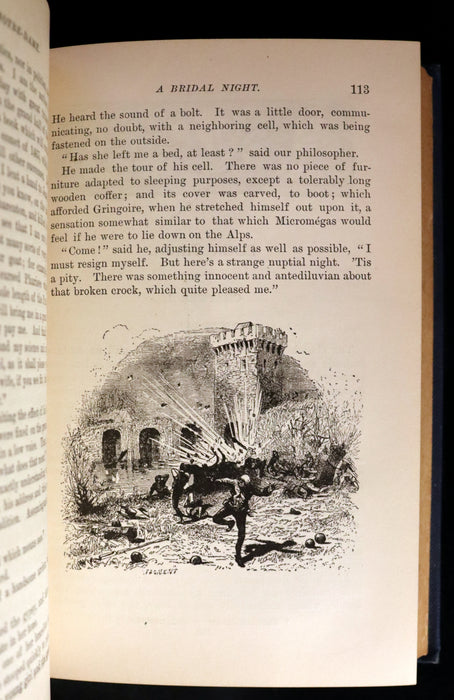 1888 Rare Victorian Gothic Book - Notre-Dame de Paris or The Bellringer of Paris by Victor Hugo.