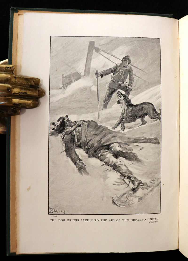 1908 Rare 1stED Book - The White Trail A Story of the Early Days of Klondike by Alexander MacDonald.