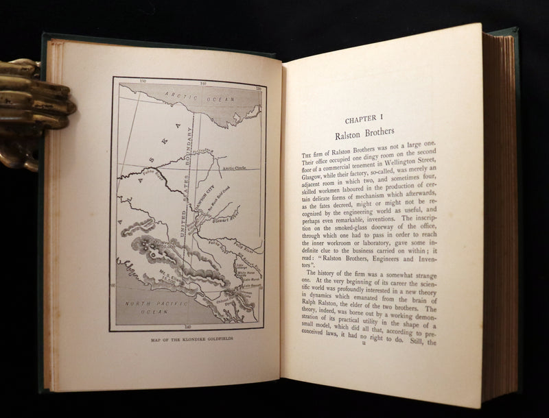 1908 Rare 1stED Book - The White Trail A Story of the Early Days of Klondike by Alexander MacDonald.