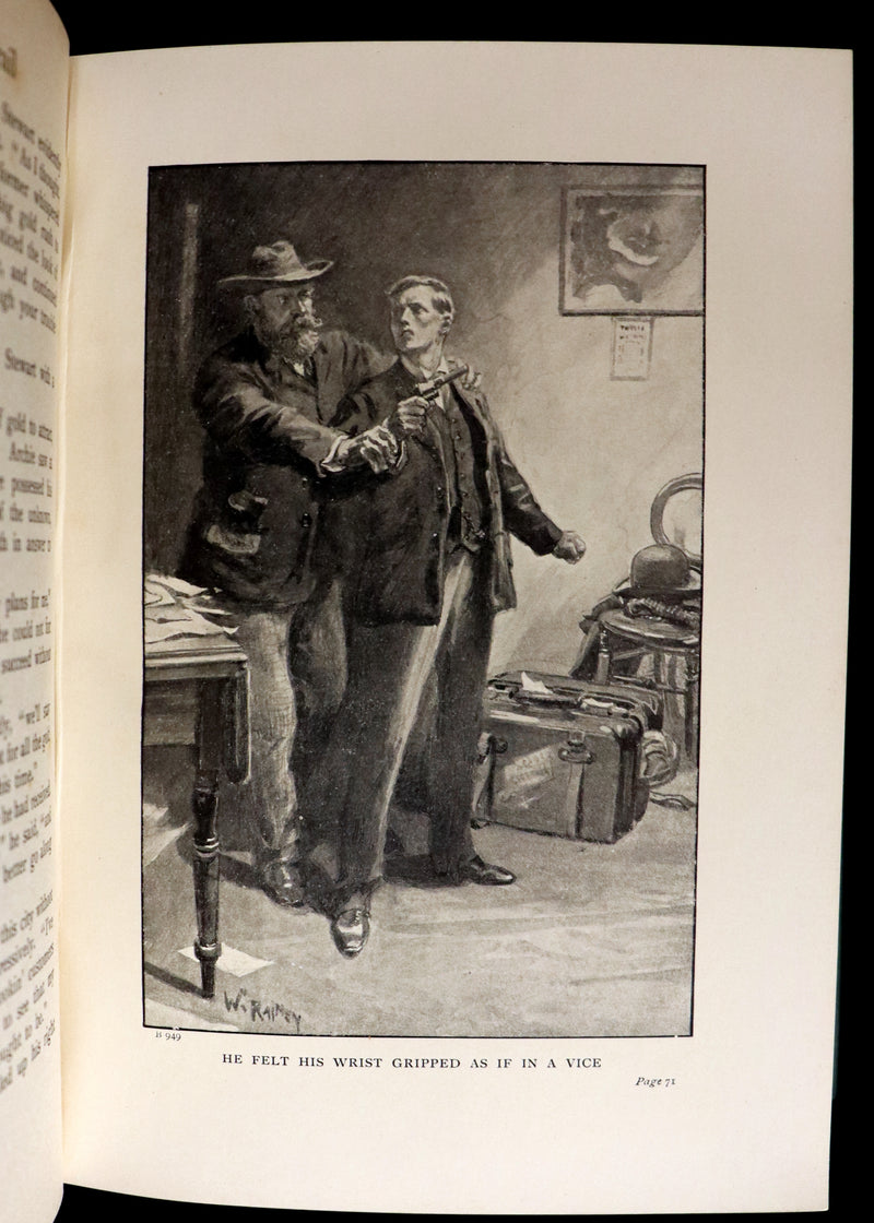 1908 Rare 1stED Book - The White Trail A Story of the Early Days of Klondike by Alexander MacDonald.