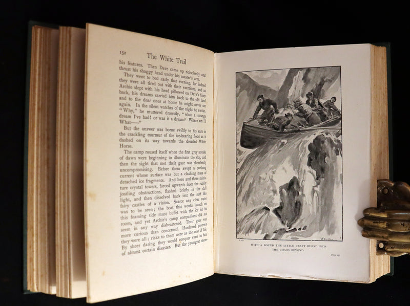 1908 Rare 1stED Book - The White Trail A Story of the Early Days of Klondike by Alexander MacDonald.