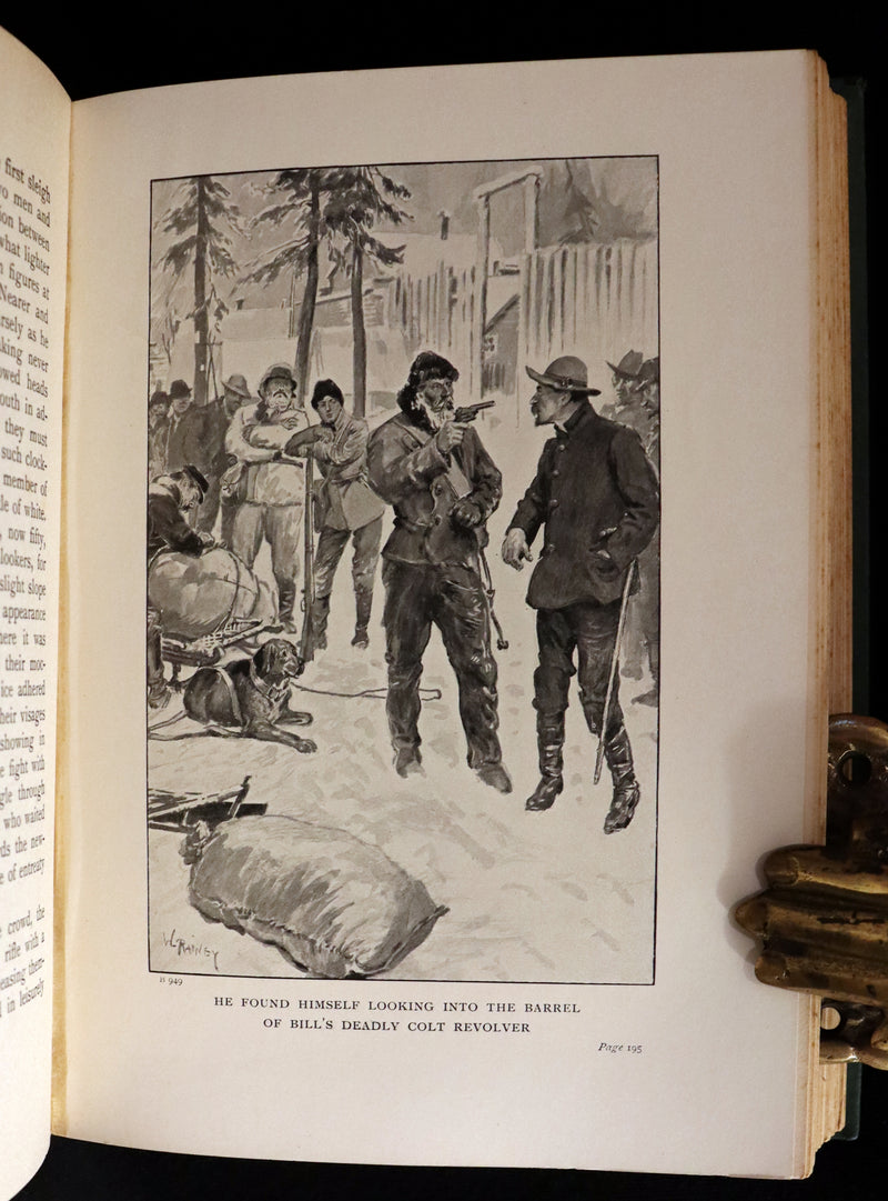 1908 Rare 1stED Book - The White Trail A Story of the Early Days of Klondike by Alexander MacDonald.