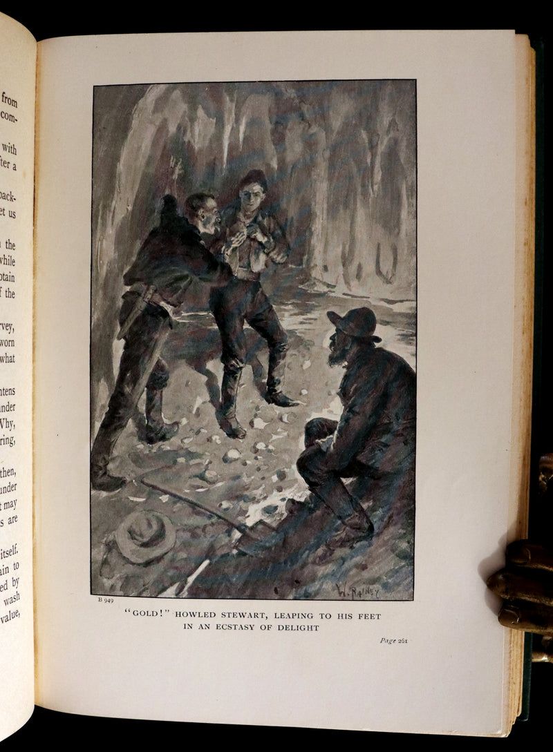 1908 Rare 1stED Book - The White Trail A Story of the Early Days of Klondike by Alexander MacDonald.