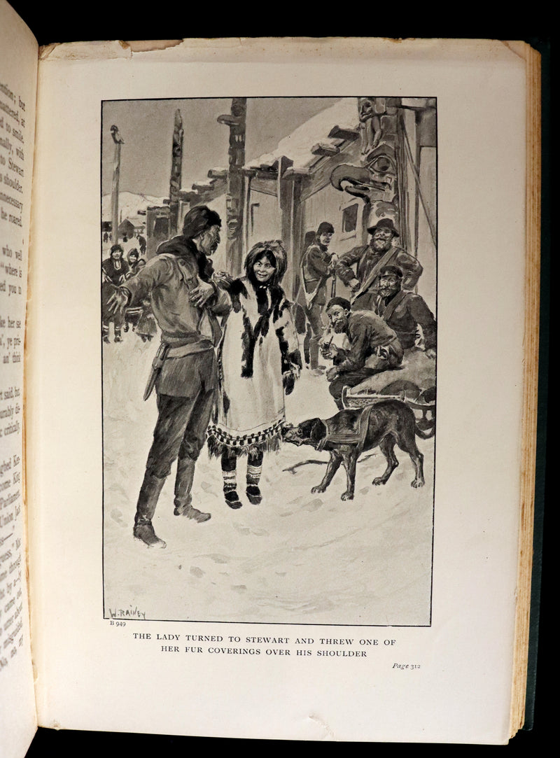 1908 Rare 1stED Book - The White Trail A Story of the Early Days of Klondike by Alexander MacDonald.