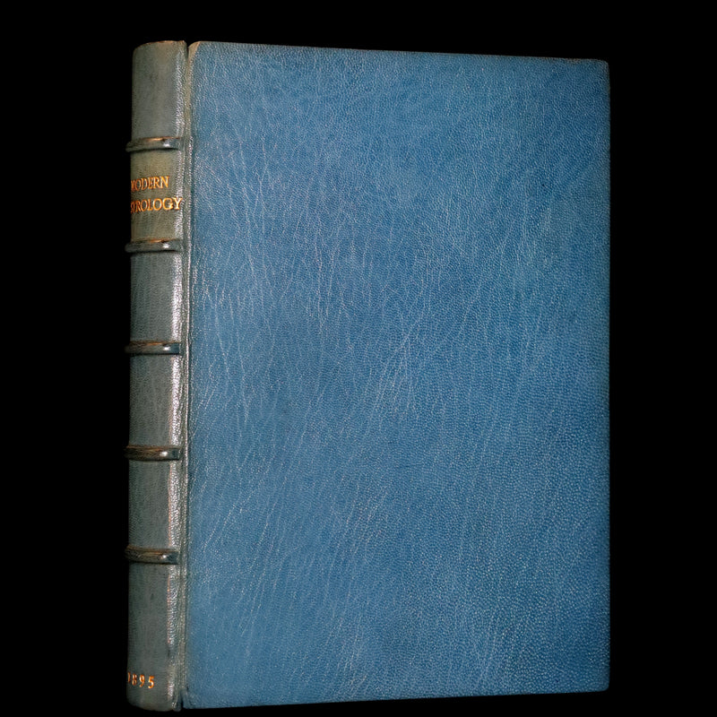 1895 Scarce Book bound by Zaehnsdorf for Asprey - MODERN ASTROLOGY - The Astrologers' Magazine by Alan Leo. Copy of Governor Charles Edison.