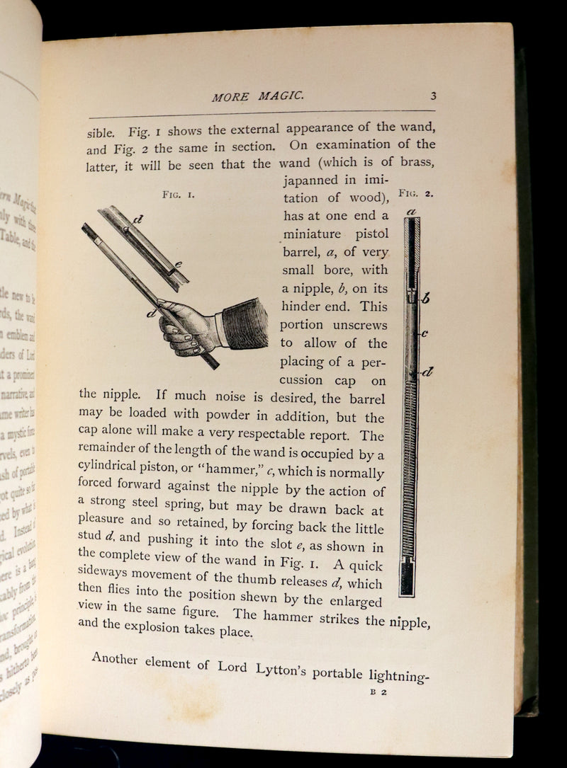 1890 First Edition - MORE MAGIC,  A Practical Treatise On Magic by Professor Hoffmann.