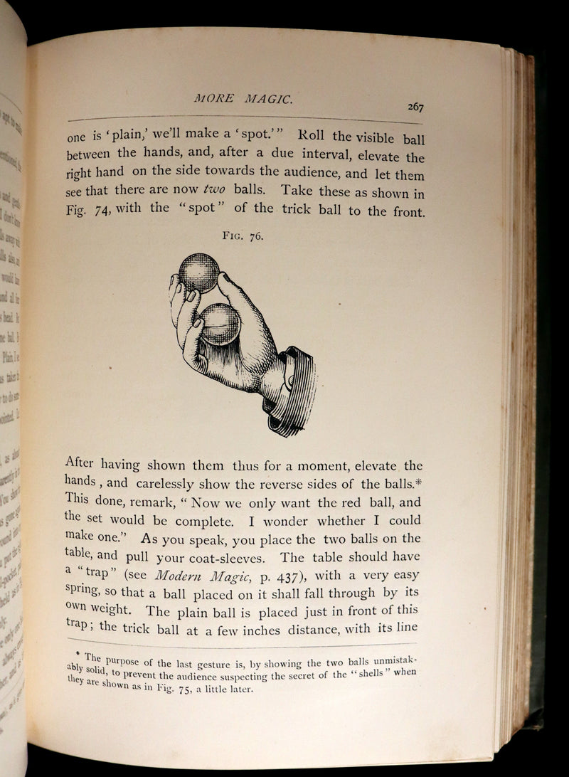 1890 First Edition - MORE MAGIC,  A Practical Treatise On Magic by Professor Hoffmann.