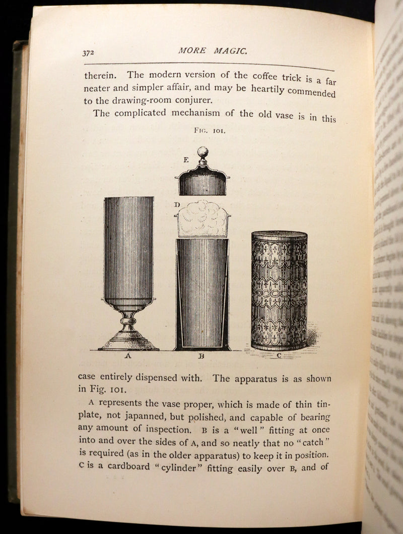 1890 First Edition - MORE MAGIC,  A Practical Treatise On Magic by Professor Hoffmann.