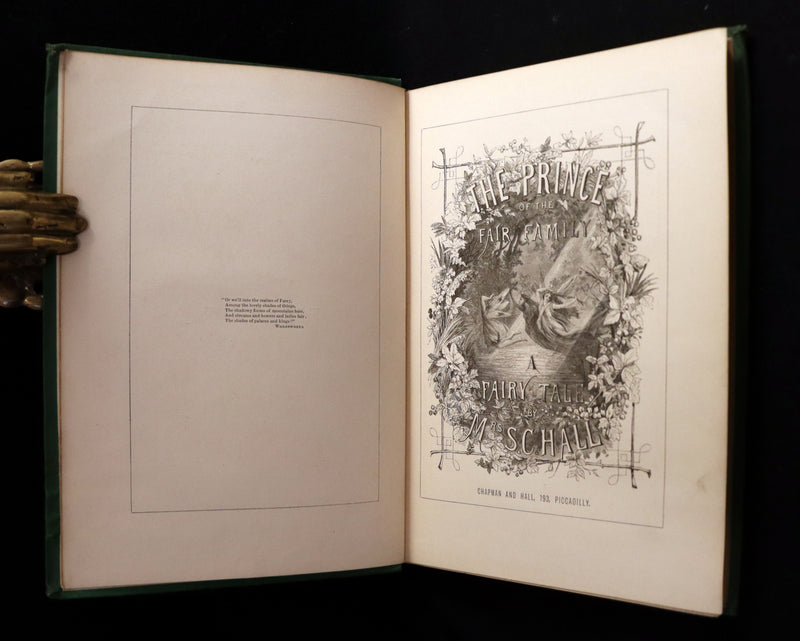1866 Rare First Edition - The Prince of the Fair Family. A Fairy Tale by Anna Maria Hall.