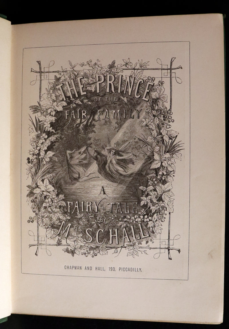 1866 Rare First Edition - The Prince of the Fair Family. A Fairy Tale by Anna Maria Hall.