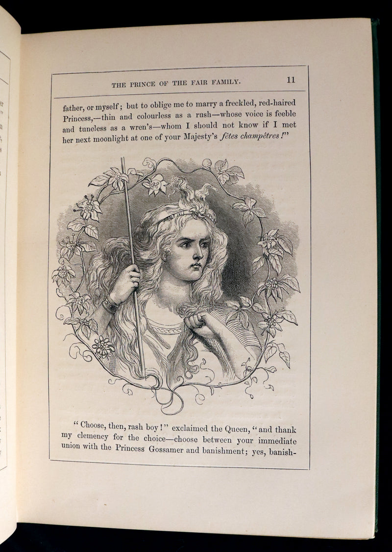 1866 Rare First Edition - The Prince of the Fair Family. A Fairy Tale by Anna Maria Hall.