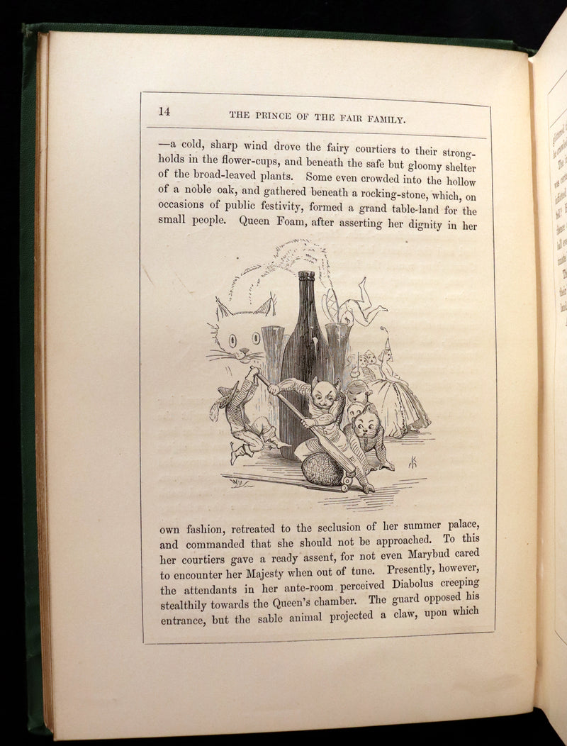 1866 Rare First Edition - The Prince of the Fair Family. A Fairy Tale by Anna Maria Hall.