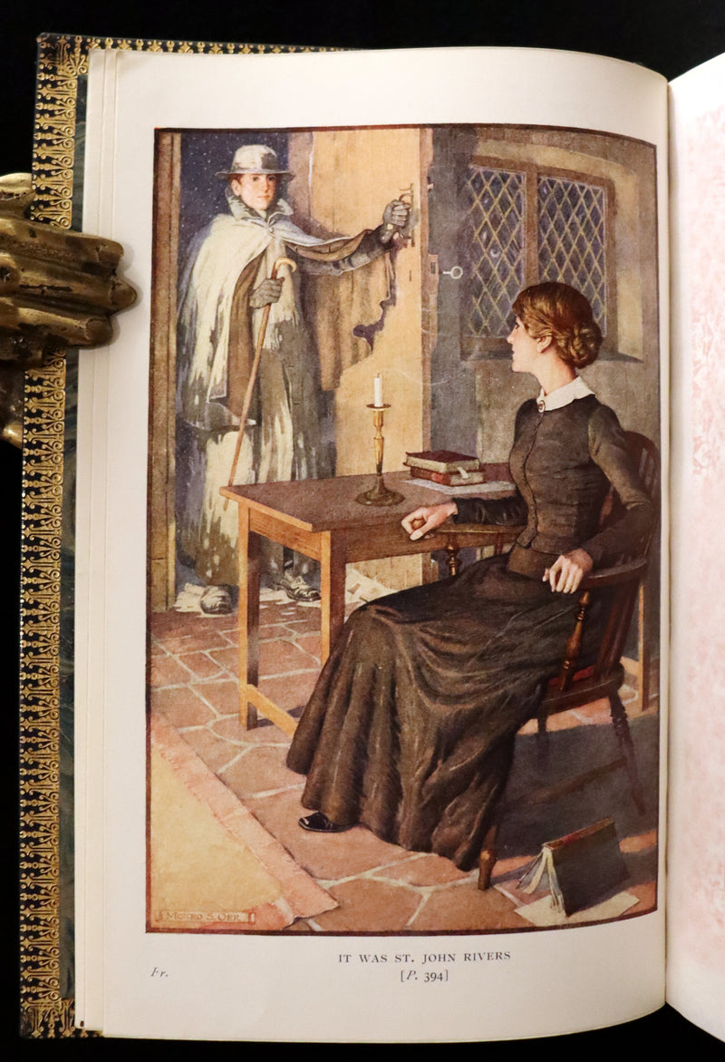1921 Rare Book bound by Riviere - JANE EYRE by Charlotte Bronte. 1stED illustrated by Monro S. Orr.