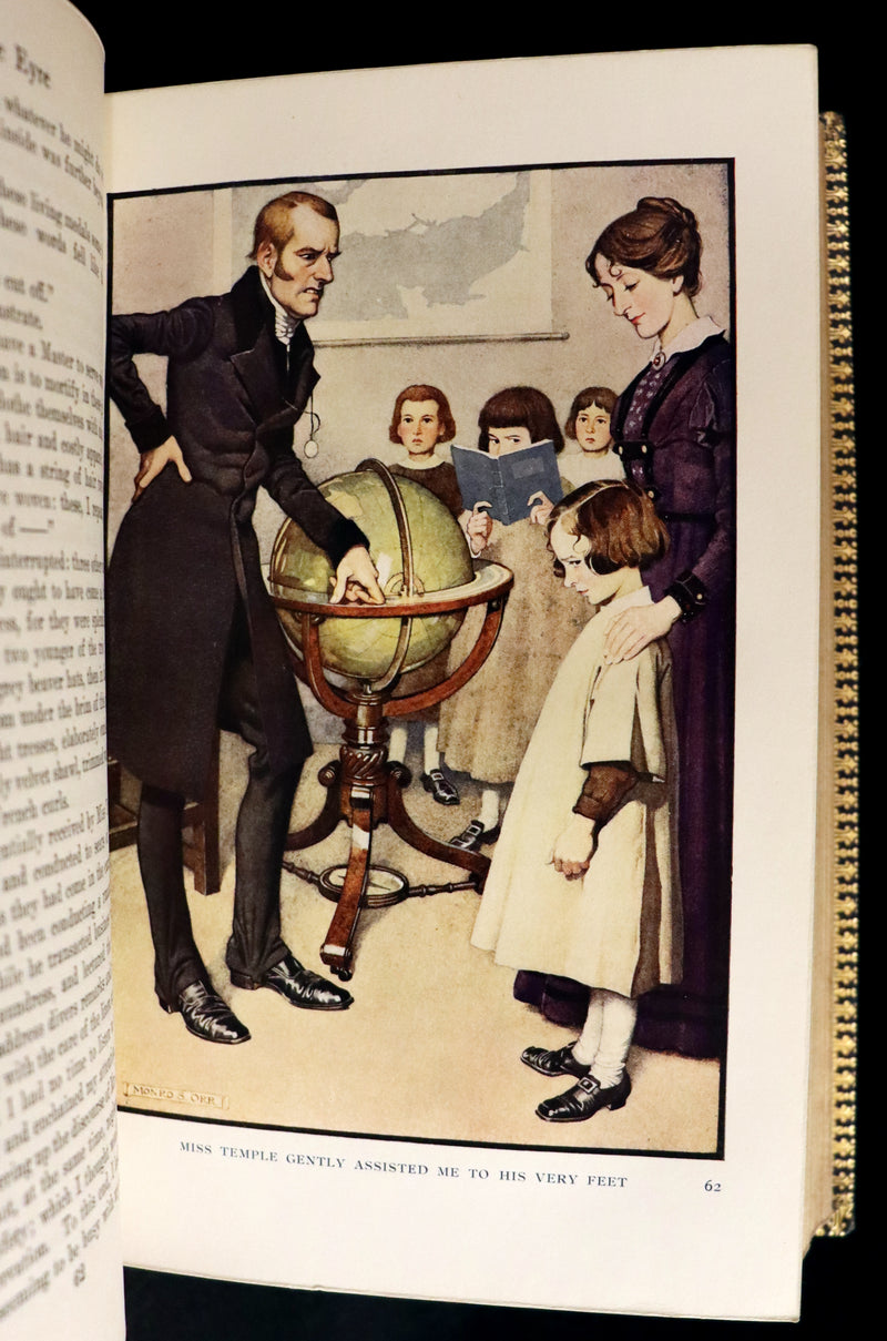 1921 Rare Book bound by Riviere - JANE EYRE by Charlotte Bronte. 1stED illustrated by Monro S. Orr.