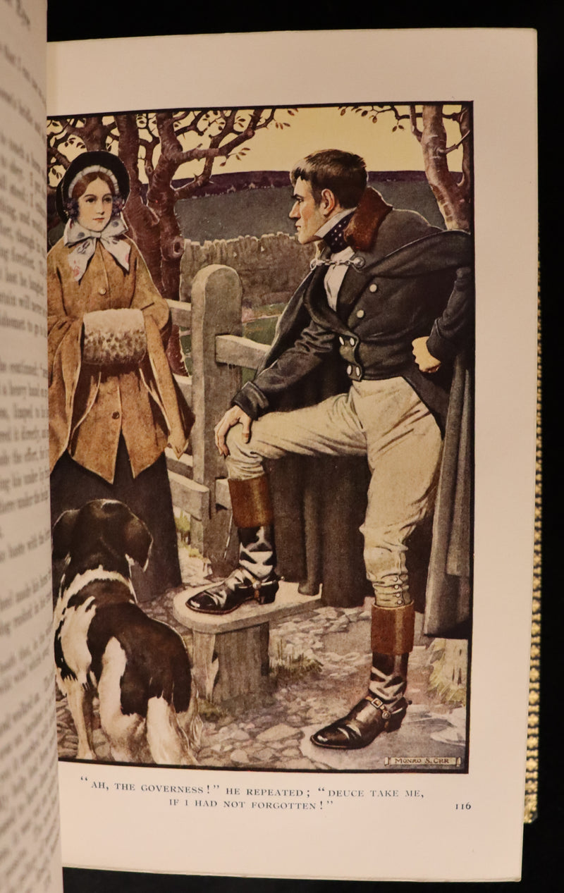 1921 Rare Book bound by Riviere - JANE EYRE by Charlotte Bronte. 1stED illustrated by Monro S. Orr.