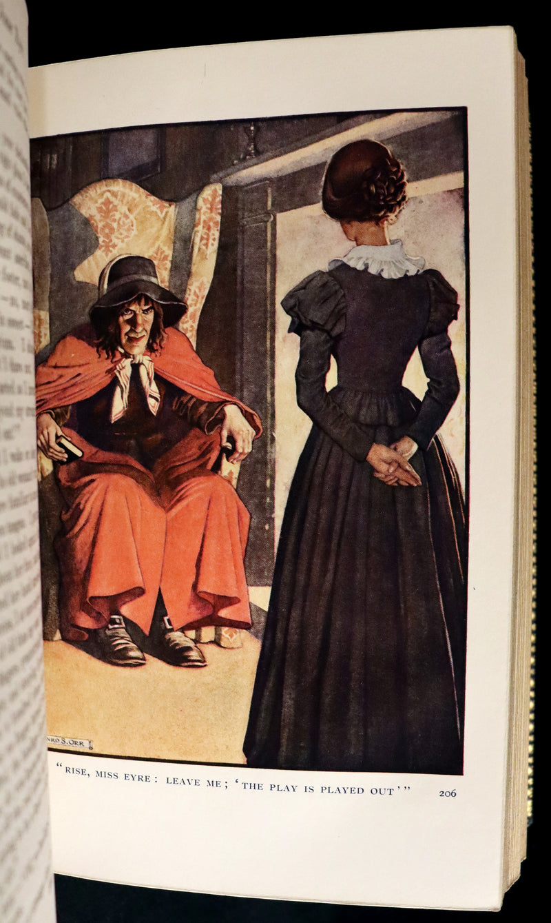 1921 Rare Book bound by Riviere - JANE EYRE by Charlotte Bronte. 1stED illustrated by Monro S. Orr.