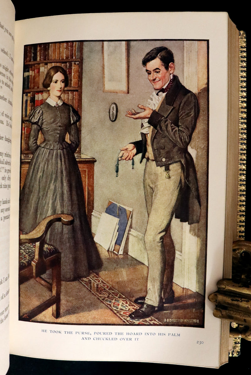 1921 Rare Book bound by Riviere - JANE EYRE by Charlotte Bronte. 1stED illustrated by Monro S. Orr.