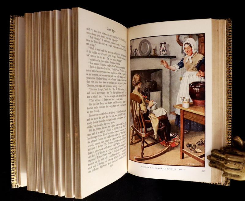 1921 Rare Book bound by Riviere - JANE EYRE by Charlotte Bronte. 1stED illustrated by Monro S. Orr.