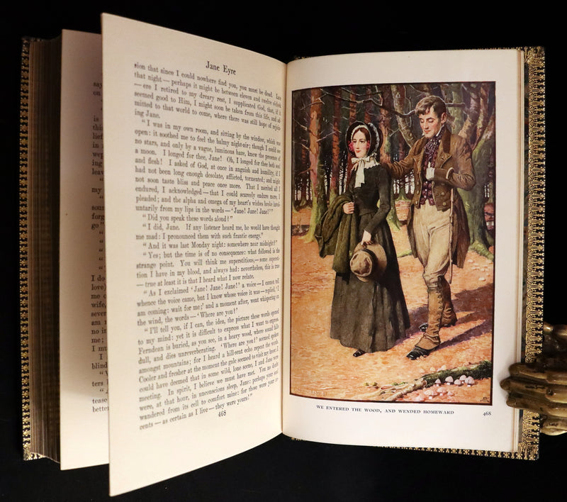 1921 Rare Book bound by Riviere - JANE EYRE by Charlotte Bronte. 1stED illustrated by Monro S. Orr.