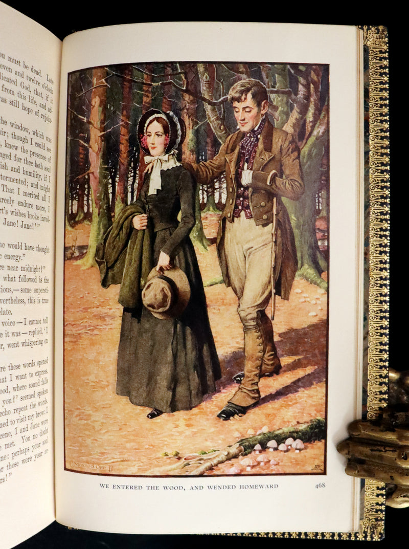 1921 Rare Book bound by Riviere - JANE EYRE by Charlotte Bronte. 1stED illustrated by Monro S. Orr.