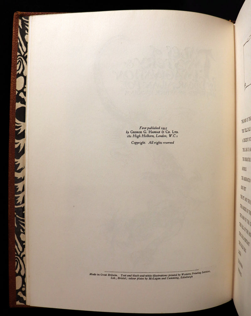 1935 Rare 1stED Deluxe binding - Edgar Allan Poe's TALES OF MYSTERY AND IMAGINATION illustrated by RACKHAM.