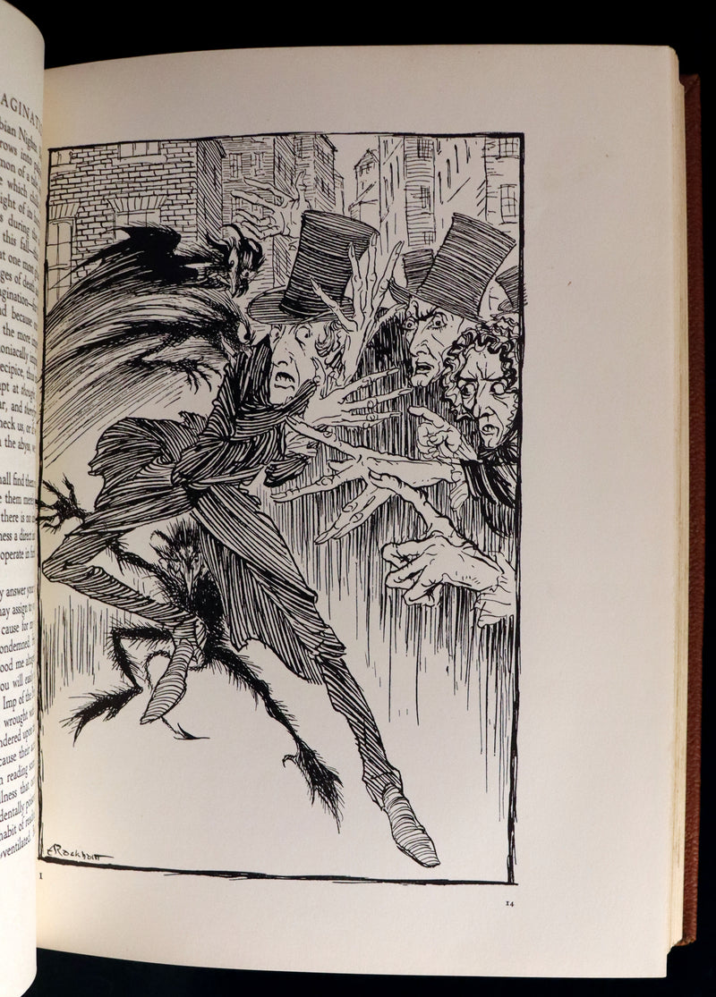 1935 Rare 1stED Deluxe binding - Edgar Allan Poe's TALES OF MYSTERY AND IMAGINATION illustrated by RACKHAM.