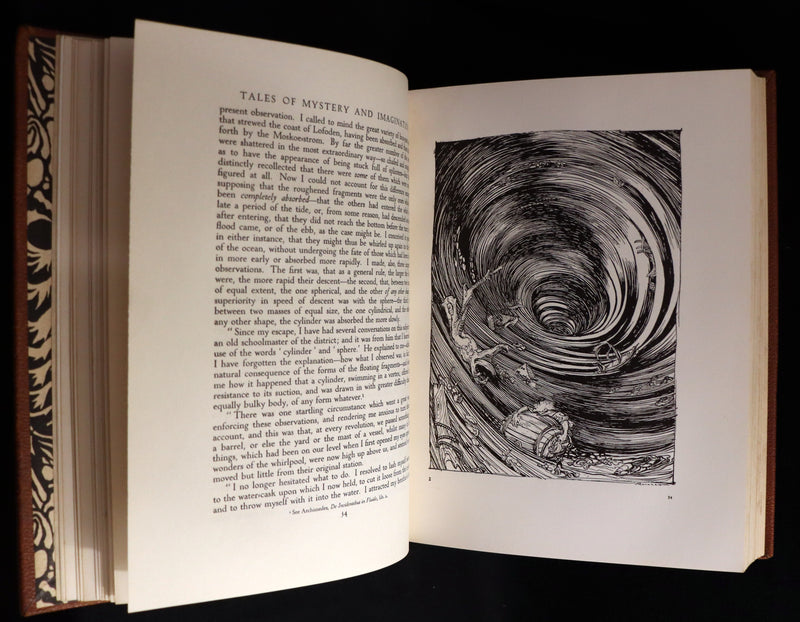 1935 Rare 1stED Deluxe binding - Edgar Allan Poe's TALES OF MYSTERY AND IMAGINATION illustrated by RACKHAM.