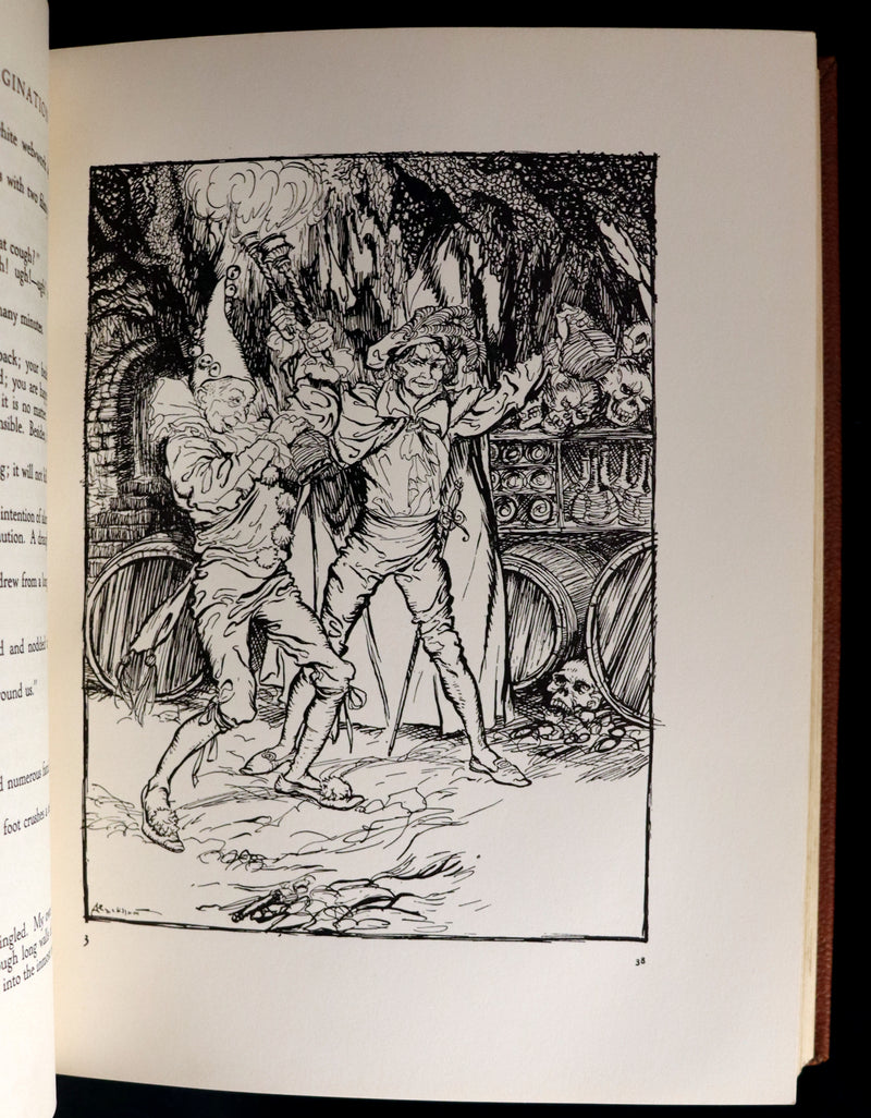 1935 Rare 1stED Deluxe binding - Edgar Allan Poe's TALES OF MYSTERY AND IMAGINATION illustrated by RACKHAM.