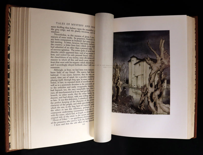 1935 Rare 1stED Deluxe binding - Edgar Allan Poe's TALES OF MYSTERY AND IMAGINATION illustrated by RACKHAM.