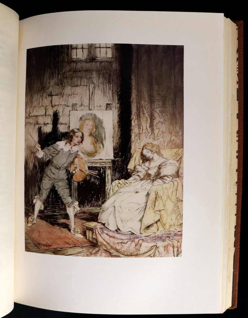 1935 Rare 1stED Deluxe binding - Edgar Allan Poe's TALES OF MYSTERY AND IMAGINATION illustrated by RACKHAM.