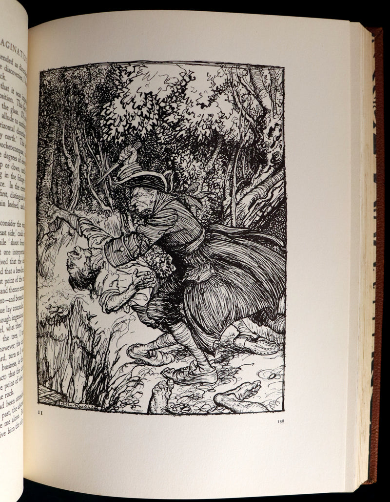 1935 Rare 1stED Deluxe binding - Edgar Allan Poe's TALES OF MYSTERY AND IMAGINATION illustrated by RACKHAM.