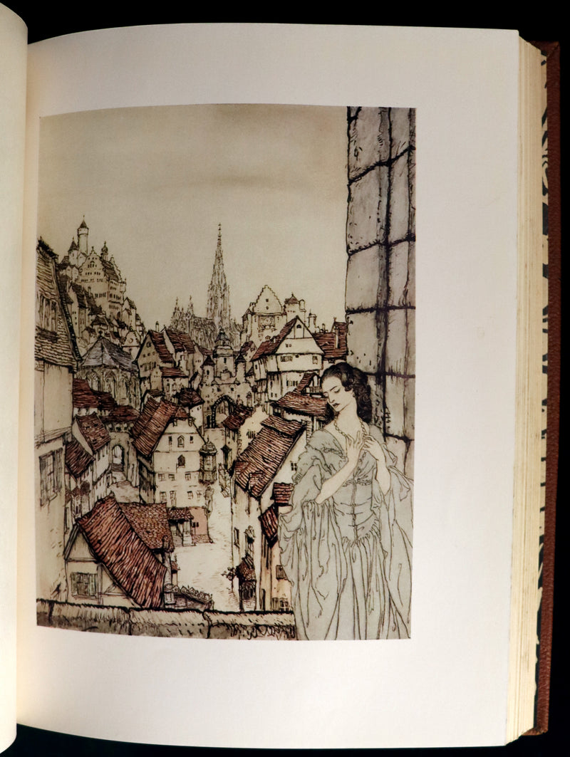 1935 Rare 1stED Deluxe binding - Edgar Allan Poe's TALES OF MYSTERY AND IMAGINATION illustrated by RACKHAM.