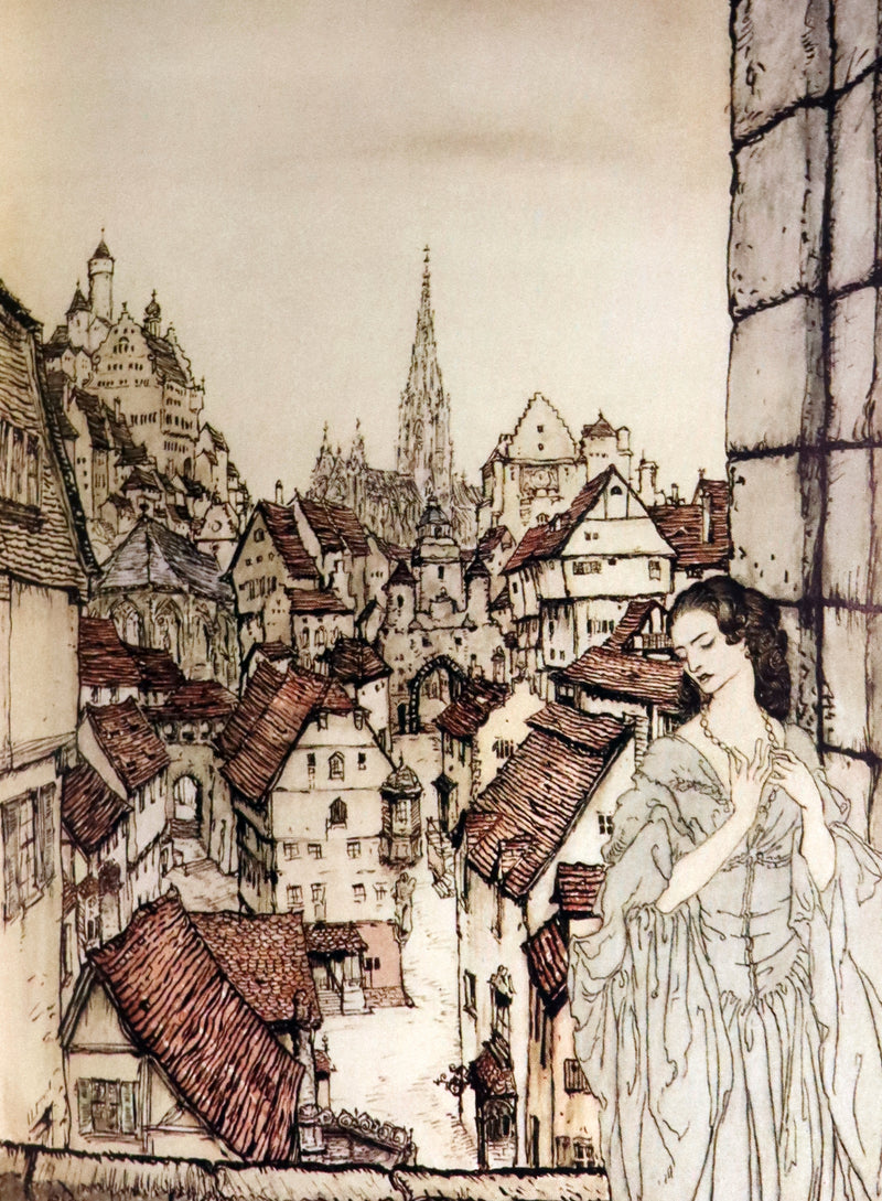 1935 Rare 1stED Deluxe binding - Edgar Allan Poe's TALES OF MYSTERY AND IMAGINATION illustrated by RACKHAM.