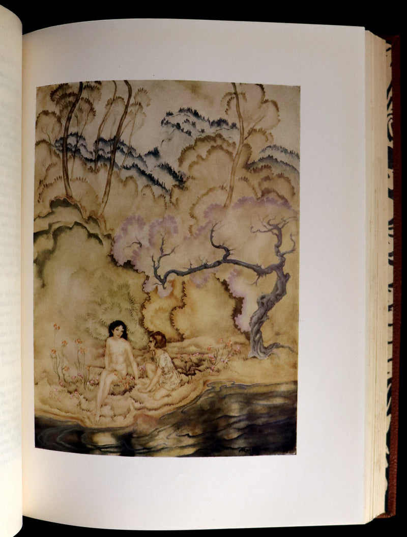 1935 Rare 1stED Deluxe binding - Edgar Allan Poe's TALES OF MYSTERY AND IMAGINATION illustrated by RACKHAM.