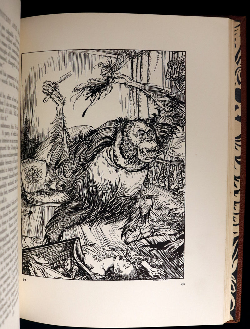 1935 Rare 1stED Deluxe binding - Edgar Allan Poe's TALES OF MYSTERY AND IMAGINATION illustrated by RACKHAM.