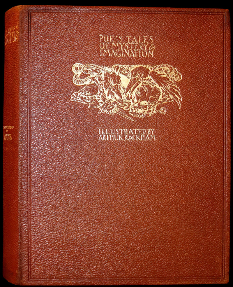 1935 Rare 1stED Deluxe binding - Edgar Allan Poe's TALES OF MYSTERY AND IMAGINATION illustrated by RACKHAM.