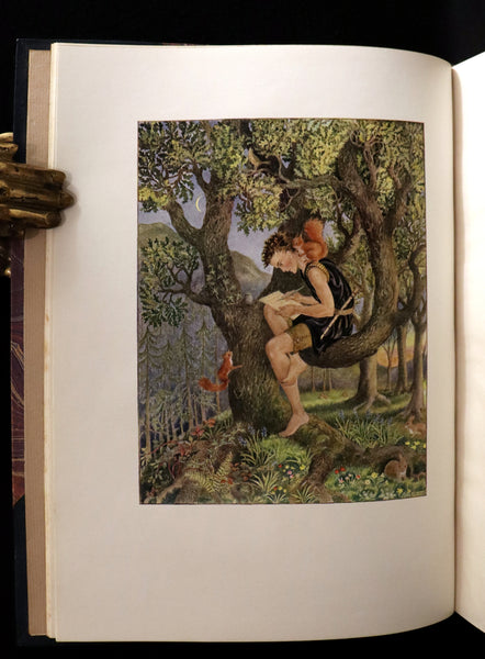 1927 Rare First Edition bound by Ridgway - Blake's Songs of Innocence illustrated by Jacynth Parson.