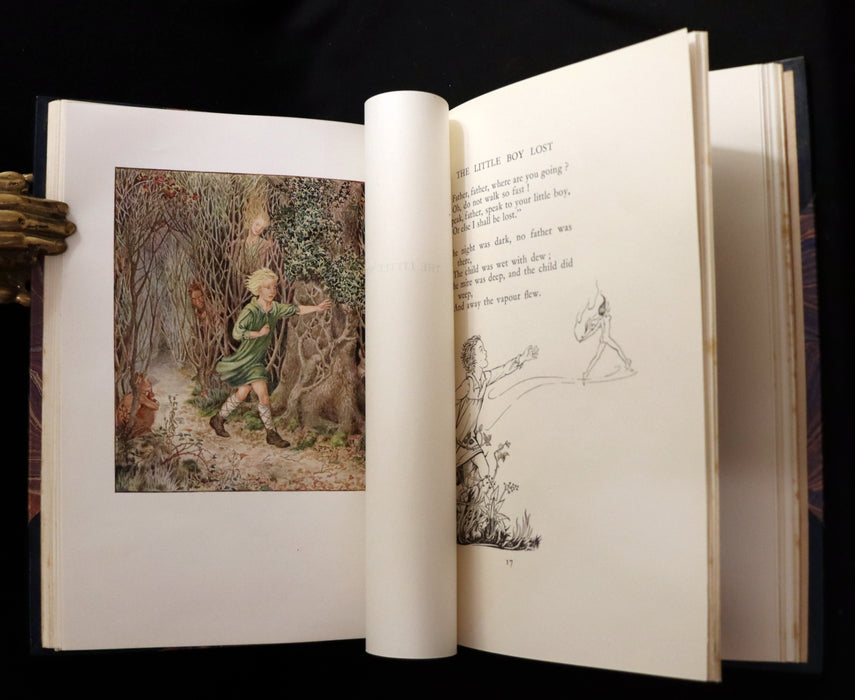 1927 Rare First Edition bound by Ridgway - Blake's Songs of Innocence illustrated by Jacynth Parson.