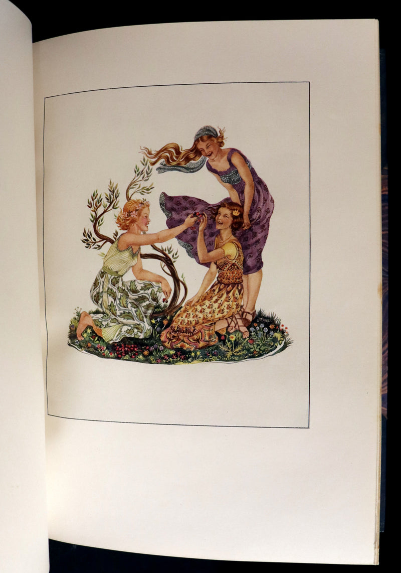 1927 Rare First Edition bound by Ridgway - Blake's Songs of Innocence illustrated by Jacynth Parson.
