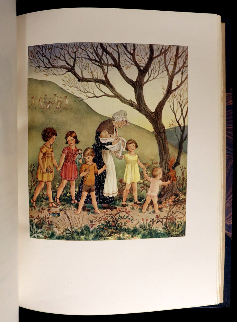 1927 Rare First Edition bound by Ridgway - Blake's Songs of Innocence illustrated by Jacynth Parson.