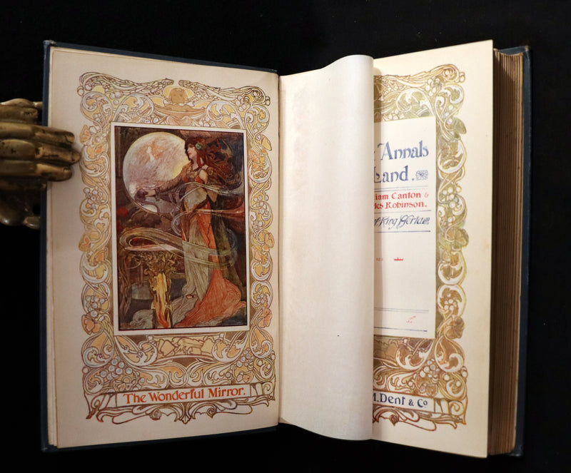1900 Rare First Edition - The True Annals of Fairy-Land. The Reign of King Herla. Illustrated by Charles Robinson.