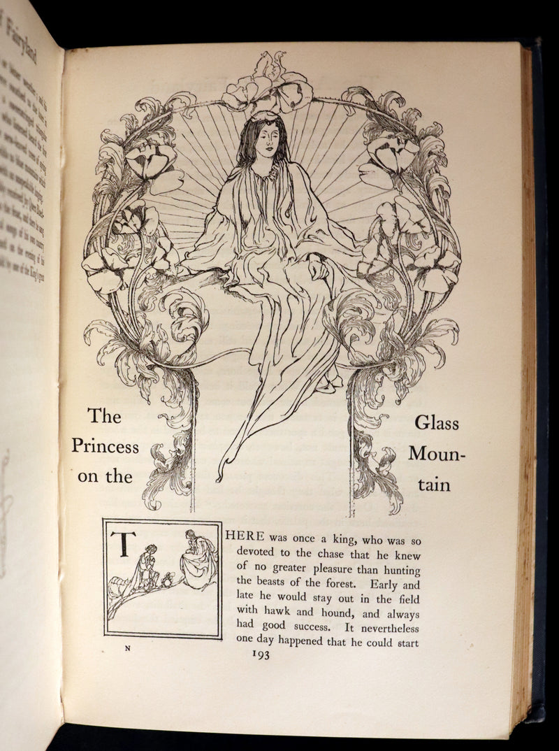 1900 Rare First Edition - The True Annals of Fairy-Land. The Reign of King Herla. Illustrated by Charles Robinson.