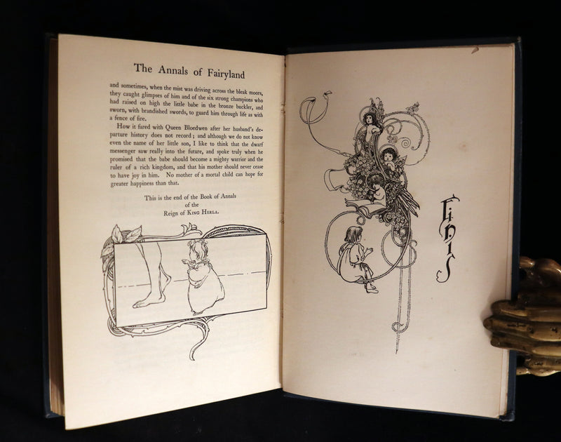 1900 Rare First Edition - The True Annals of Fairy-Land. The Reign of King Herla. Illustrated by Charles Robinson.