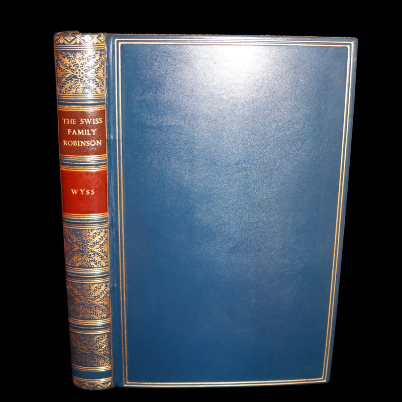 1972 Beautiful Book bound by Bayntun - The Swiss Family Robinson illustrated by Charles Folkard.